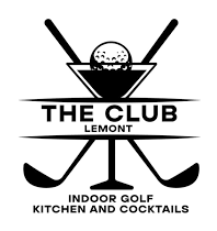 The Club Lemont indoor golf and bar logo